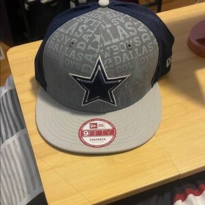 New Era Dallas Cowboys Gray and Navy Snapback Hat